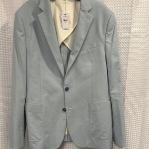 Express Blue Modern Tailored Sport Coat
